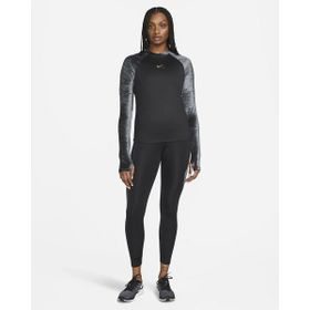 Nike DD4417-010 Air Midlayer Long Sleeve Body Siyah Kadın T-Shirts