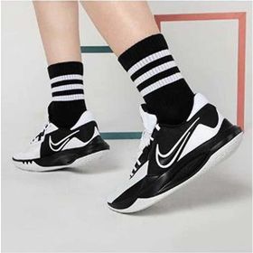 Nike DD9535-007 Precision VI Siyah Beyaz Unisex Basketbol Ayakkabısı