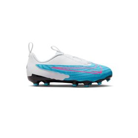 Nike DD9549-446 Jr Phantom Gx Academy Fg/Mg Mavi Genç Çoklu Çim Zemin Kramponu