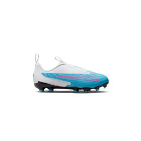 Nike DD9549-446 Jr Phantom Gx Academy Fg/Mg Mavi Genç Çoklu Çim Zemin Kramponu