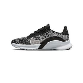 Nike DH3393-010 Superrep Go 3 Flyknit Siyah Metalik Gümüş Beyaz Kadın Spor Ayakkabısı