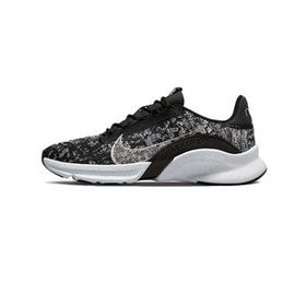 Nike DH3393-010 Superrep Go 3 Flyknit Siyah Metalik Gümüş Beyaz Kadın Spor Ayakkabısı