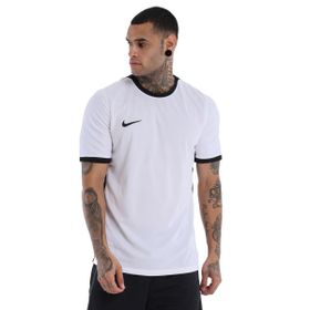 Nike DH7990-100 M Nk Df Chalng IV Jsy Ss Erkek Beyaz Futbol Tişört