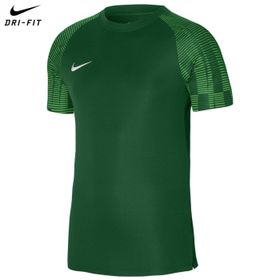 Nike DH8031-302 M Nk Df Academy Jsy Ss Erkek Yeşil Futbol Tişört