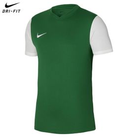 Nike DH8035-302 M Nk Df Tiempo Prem II Jsy Ss Erkek Yeşil Futbol Tişört