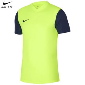 Nike DH8035-702 M Nk Df Tiempo Prem II Jsy Ss Erkek Sarı Futbol Tişört
