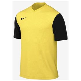 Nike DH8035-719 M Nk Df Tiempo Prem II Jsy Ss Erkek Sarı Futbol Tişört