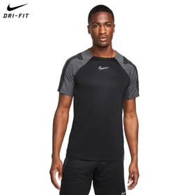 Nike DH8698-011 M Nk Df Strk Ss Top K Erkek Siyah Futbol Tişört