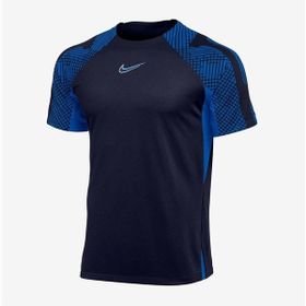 Nike DH8698-451 M Nk Df Strk Ss Top K Erkek Mavi Futbol Tişört