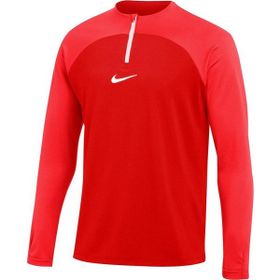 Nike DH9230-657 Dri Fit Academy Pro Drill Kırmızı Yuvarlak Yaka Uzun Kol Erkek T-Shirt