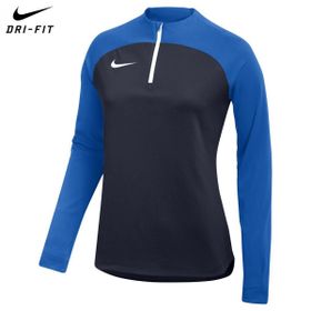 Nike DH9246-451 Academy Pro Dri Fit Half Zip Lacivert Dik Yaka Kadın Sweatshirt