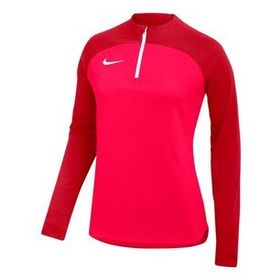 Nike DH9246-635 Academy Pro Dri Fit Half Zip Kırmızı Dik Yaka Kadın Sweatshirt