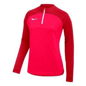 Nike DH9246-635 Academy Pro Dri Fit Half Zip Kırmızı Dik Yaka Kadın Sweatshirt