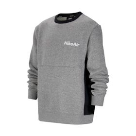 Nike DJ0455-063 Air Crew Fleece Erkek Gri-Siyah Sweatshirt