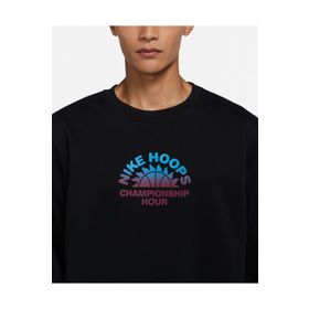 Nike DJ3024-010 Basketbol Crew Siyah Erkek Sweatshirt