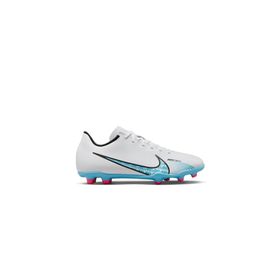 Nike DJ5958-146 Beyaz Jr Mercurial Vapor 15 Club Fg/Mg Genç Çoklu Çim Zemin Kramponu