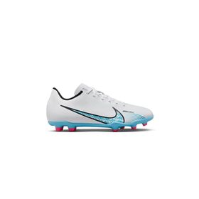 Nike DJ5958-146 Beyaz Jr Mercurial Vapor 15 Club Fg/Mg Genç Çoklu Çim Zemin Kramponu
