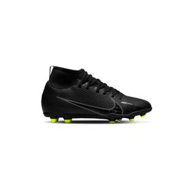 Nike DJ5959-001 Jr. Mercurial Superfly 9 Club Fg/Mg Siyah Genç Çoklu Çim Zemin Kramponu
