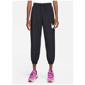 Nike Dm6183-010 W Nsw Essntl Wvn Mr Pant Normal Bel Düz Siyah Kadın Eşofman Altı