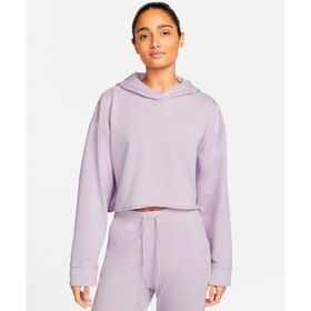 Nike DM6981-530 Mor W NY Luxe FLC Hoodie Kadın Sweatshirt