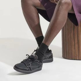 Nike DM7866-001 Air Jordan 1 Retro Low OG SP Travis Scott Black Phantom Unisex Spor Ayakkabı