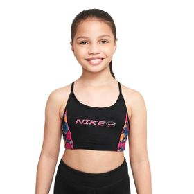 Nike DM8432-010 G Nk Indy Bra Iconclash Çocuk Siyah Günlük Stil Sporcu Sütyeni