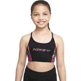 Nike DM8432-010 G Nk Indy Bra Iconclash Çocuk Siyah Günlük Stil Sporcu Sütyeni