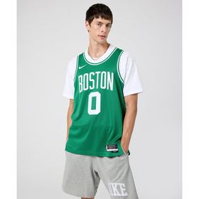 Nike DN1997-312 Yeşil Boston Celtics Icon Edition Dri-FIT NBA Swingman Jersey Erkek Forma
