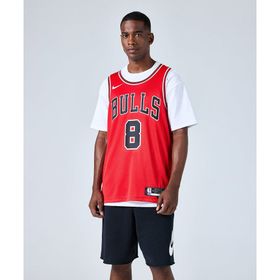 Nike DN2000-657 Kırmızı Chicago Bulls Icon Edition Dri-FIT NBA Swingman Jersey Erkek Forma