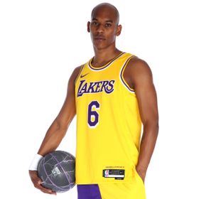 Nike DN2009-728 Los Angeles Lakers Icon Edition NBA Sarı Erkek Basketbol Forma