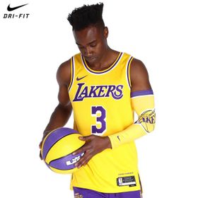 Nike DN2009-729 Sarı Los Angeles Lakers Icon Edition Dri-FIT NBA Swingman Jersey Erkek Forma