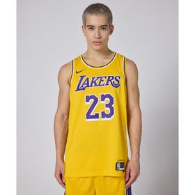 Nike DN2009-733 Sarı Los Angeles Lakers Icon Edition Dri-FIT NBA Swingman Jersey Erkek Forma