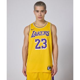 Nike DN2009-733 Sarı Los Angeles Lakers Icon Edition Dri-FIT NBA Swingman Jersey Erkek Forma