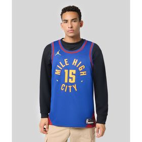 Nike DO9524-496 Denver Nuggets Statement Edition Dri-Fit Swingman Jersey Mavi Erkek Forma