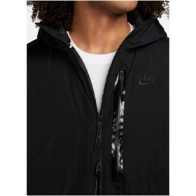 Nike DQ4742-010 M NK TF FILLED JKT WVN T Siyah Erkek Kapüşonlu Mont