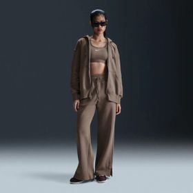 Nike DQ5615-233 Kahverengi Phoenix Fleece HR Pant Wide Kadın Eşofman Altı