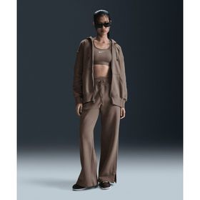 Nike DQ5615-233 Kahverengi Phoenix Fleece HR Pant Wide Kadın Eşofman Altı
