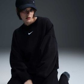 Nike DQ5761-010 Siyah Sportswear Phoenix Günlük Stil Kadın T-Shirt