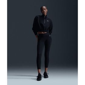 Nike DQ5767-010 Phoenix Siyah Günlük Stil Kadın Sweatshirt