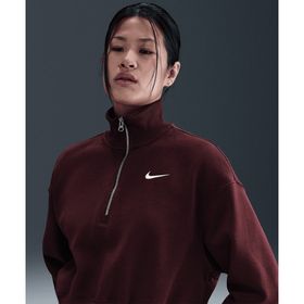 Nike DQ5767-652 Bordo Sportswear Phoenix Fleece Kadın Sweatshirt