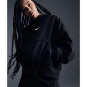 Nike DQ5858-010 Sportswear Phoenix Siyah Günlük Stil Kadın Sweatshirt