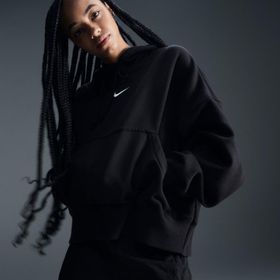 Nike DQ5858-010 Sportswear Phoenix Siyah Günlük Stil Kadın Sweatshirt