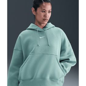 Nike DQ5858-017 Sportswear Phoenix Fleece Over-Oversized Pullover Hoodie Yeşil Kadın Sweatshirt