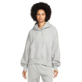 Nike DQ5858-063 Sportswear Phoenix Fleece Over-Oversized Pullover Hoodie Gri Kadın Sweatshirt