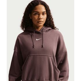 Nike DQ5858-502 Bordo Sportswear Phoenix Fleece Over-Oversized Pullover Hoodie Kadın Sweatshirt