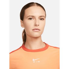 Nike DQ6695-871 Bisiklet Yaka Düz Turuncu Kadın T-Shirt