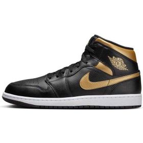 Nike DQ8426-071 Jordan Air 1 Mid Siyah Erkek Spor Ayakkabı