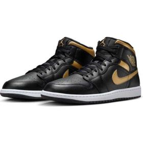 Nike DQ8426-071 Jordan Air 1 Mid Siyah Erkek Spor Ayakkabı