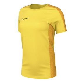 Nike DR1338-719 Sarı W NK DF Acd23 Top SS Kadın Futbol Antrenman Tişörtü