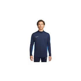 Nike DR1352-451 Dri Fit Academy Lacivert Dik Yaka Uzun Kol Erkek T-Shirt
